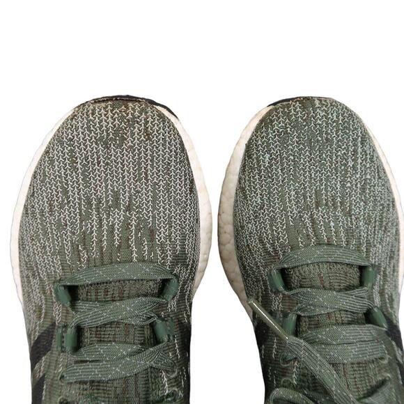 Adidas Shoes Mens 7.5 Athletic Sneakers PureBoost RBL Base Green Running Active main image 7